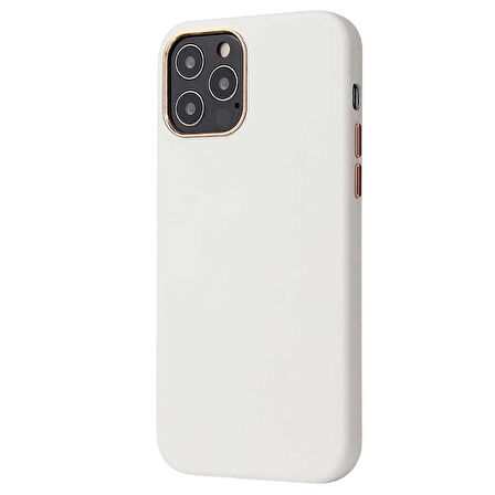 iPhone 12 Pro Uyumlu Zore Eyzi Kılıf-Beyaz