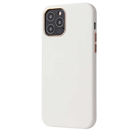 iPhone 12 Pro Max Uyumlu Zore Eyzi Kapak-Beyaz