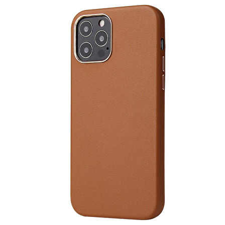 iPhone 12 Pro Max Uyumlu Zore Eyzi Kapak-Kahverengi