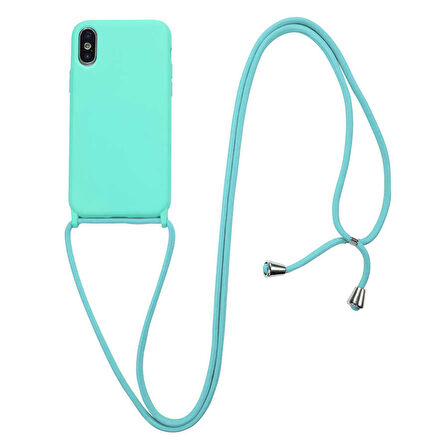 iPhone X Uyumlu Zore Ropi Kapak-Lacivert