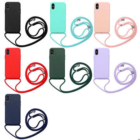 iPhone XS 5.8 Uyumlu Zore Ropi Kapak-Lacivert