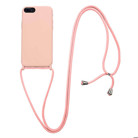 iPhone 8 Plus Uyumlu Zore Ropi Kapak-Lacivert