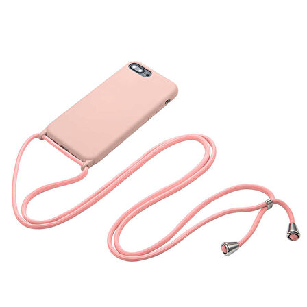 iPhone 8 Plus Uyumlu Zore Ropi Kapak-Lacivert