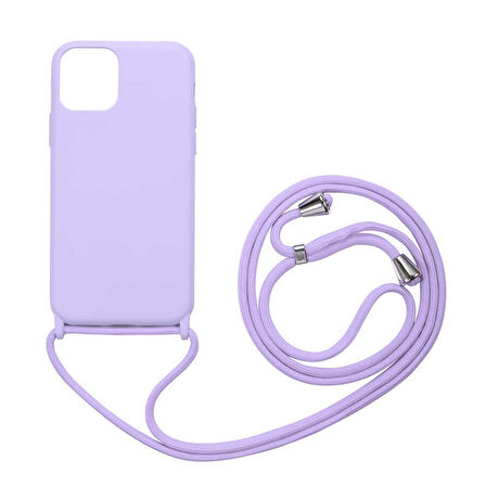 iPhone 12 Pro Uyumlu Zore Ropi Kapak-Mor