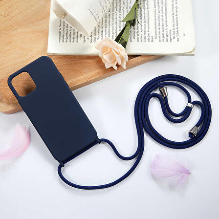 iPhone 12 Pro Uyumlu Zore Ropi Kapak-Koyu Yeşil