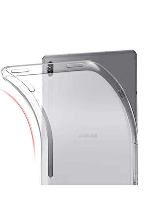 Galaxy Tab S7 T870 Kılıf Tablet Süper Silikon Kapak-siyah