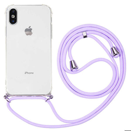 iPhone XS Max 6.5 Uyumlu Zore X-Rop Kapak-Renksiz