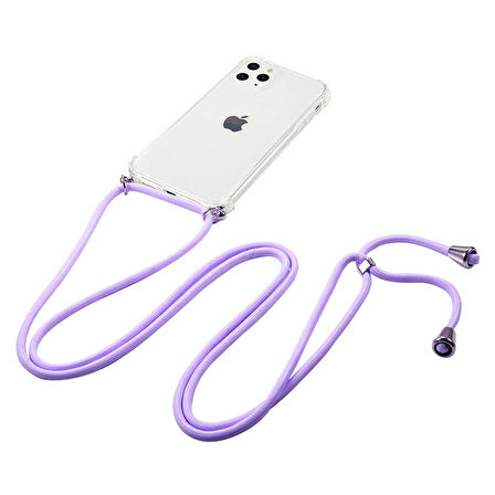 iPhone 11 Pro Max Uyumlu Zore X-Rop Kılıf-Renksiz