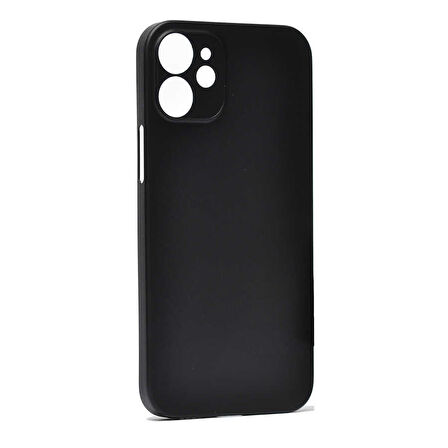iPhone 12 Uyumlu Zore 1.Kalite PP Silikon-Siyah