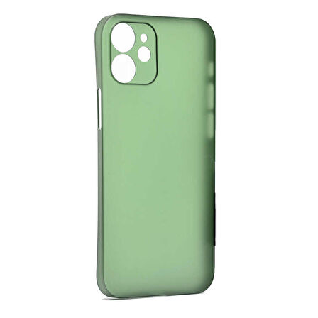 iPhone 12 Uyumlu Zore 1.Kalite PP Silikon-Yeşil