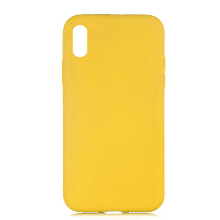 iPhone X Uyumlu Zore LSR Lansman Kapak-Sarı