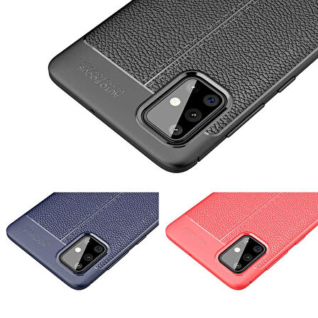 Galaxy M31S Uyumlu Zore Niss Silikon Kapak-Kırmızı