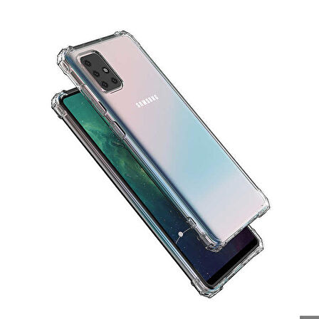 Galaxy M31S Uyumlu Zore Nitro Anti Shock Silikon-Renksiz