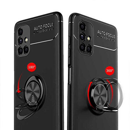 Galaxy M51 Uyumlu Zore Ravel Silikon Kapak-Siyah