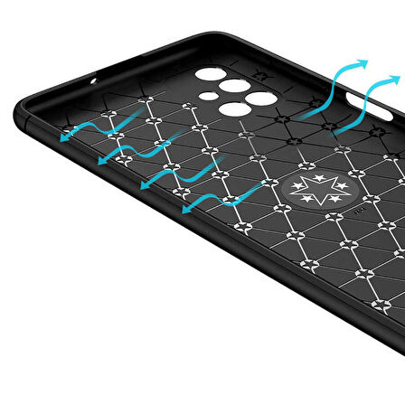 Galaxy M51 Uyumlu Zore Ravel Silikon Kapak-Kırmızı