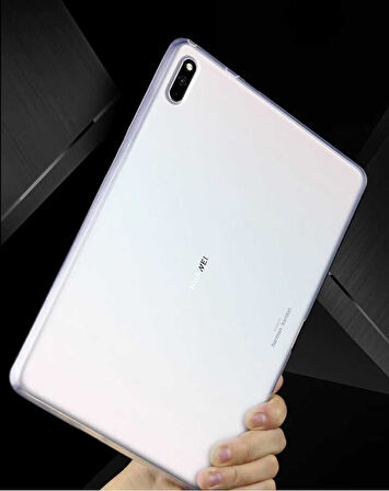MatePad 10.4  Uyumlu ​İNC Tablet Süper Silikon Kapak-Renksiz