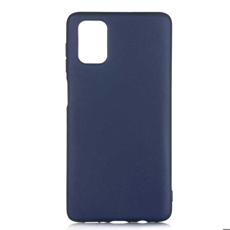 Galaxy M51 Uyumlu Zore Premier Silikon Kapak-Lacivert