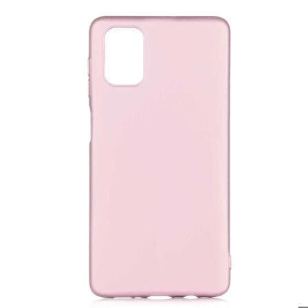 Galaxy M51 Uyumlu Zore Premier Silikon Kapak-Rose Gold