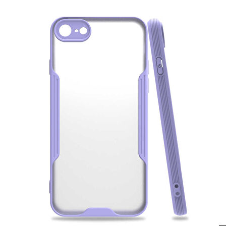 iPhone 7 Uyumlu Zore Parfe Kapak-Mor