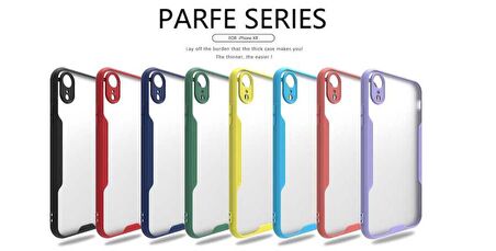 iPhone XR 6.1 Uyumlu Zore Parfe Kapak-Koyu Yeşil