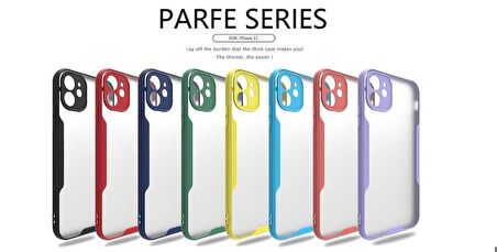 iPhone 11 Uyumlu Zore Parfe Kapak-Sarı
