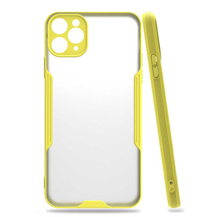 iPhone 11 Pro Uyumlu Zore Parfe Kılıf-Sarı