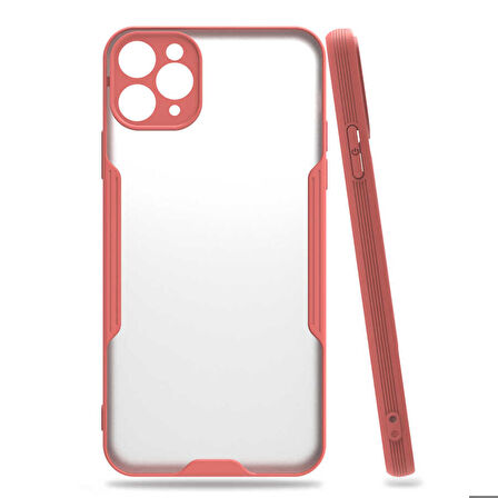 iPhone 11 Pro Max Uyumlu Zore Parfe Kapak-Pembe