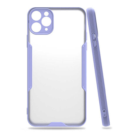 iPhone 11 Pro Max Uyumlu Zore Parfe Kapak-Mor