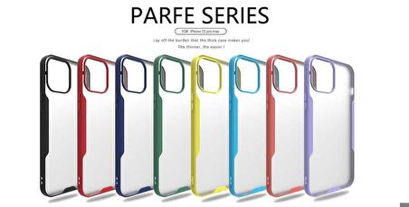 iPhone 12 Uyumlu Zore Parfe Kapak-Siyah