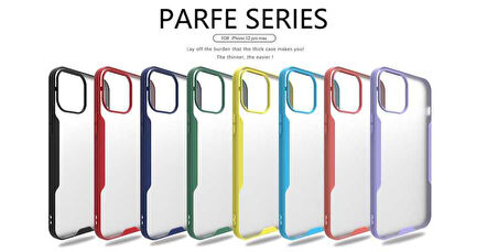 iPhone 12 Uyumlu Zore Parfe Kılıf-Siyah