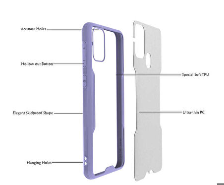 Galaxy M31 Uyumlu Zore Parfe Kapak-Koyu Yeşil