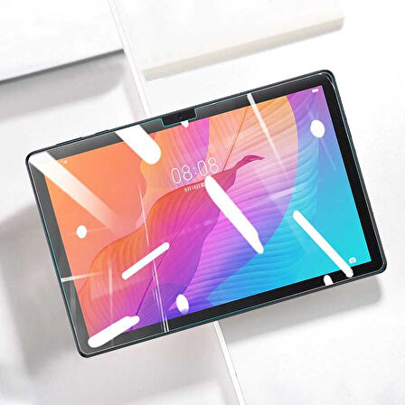 Huawei MatePad T10S Uyumlu ​EFFX Tablet Temperli Cam Ekran Koruyucu-Renksiz