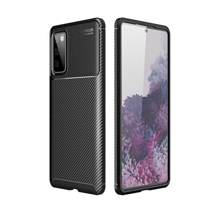 Galaxy S20 FE Uyumlu Zore Negro Silikon Kapak-Siyah