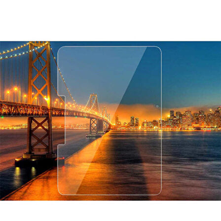 Galaxy Tab Active Pro T547 Uyumlu ​EFFX Tablet Temperli Cam Ekran Koruyucu-Renksiz
