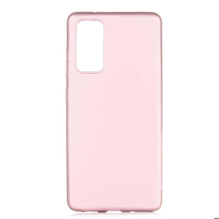 Galaxy S20 FE Uyumlu Zore Premier Silikon Kapak-Rose Gold
