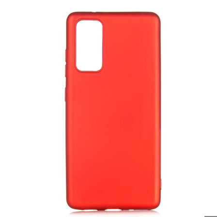 Galaxy S20 FE Uyumlu Zore Premier Silikon Kapak-Kırmızı