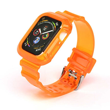 Watch 42mm KRD-27 Uyumlu Zore Kordon-Turuncu