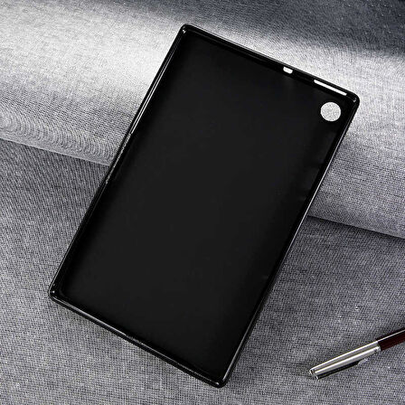 Lenovo M10 Plus TB-X606F Kılıf  Uyumlu ​FRMS Tablet Süper Silikon Kapak-Renksiz