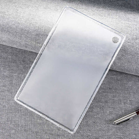 Lenovo M10 Plus TB-X606F Kılıf  Uyumlu ​İNC Tablet Süper Silikon Kapak-Renksiz