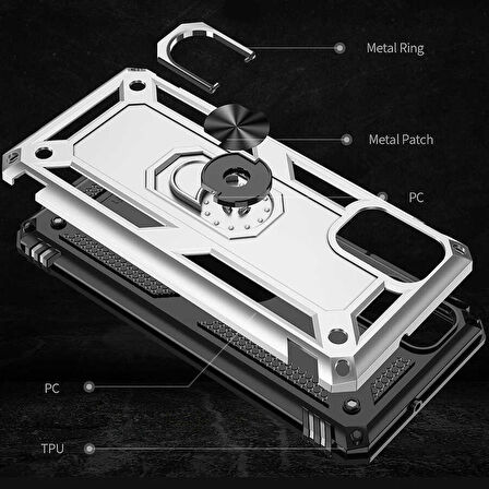 Galaxy M51 Uyumlu Zore Vega Kapak-Siyah