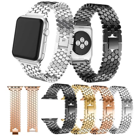 Watch 38mm Uyumlu KRD-30 Metal Zore Kordon-Gümüş