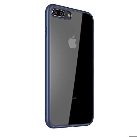 iPhone 7 Plus Uyumlu Zore Hom Silikon-Lacivert