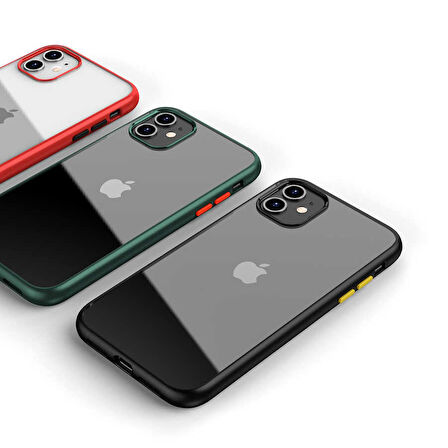 iPhone 11 Uyumlu Zore Hom Silikon-Kırmızı