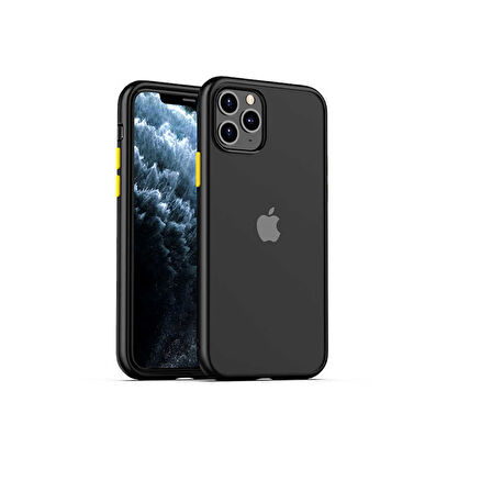 iPhone 11 Pro Uyumlu Zore Hom Silikon-Siyah