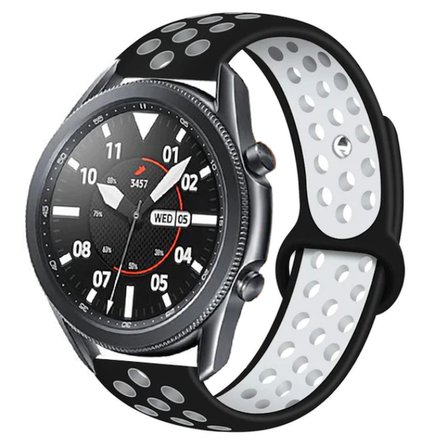 Xiaomi Amazfit Pace KRD-02 Uyumlu Zore Kordon-Siyah-Beyaz