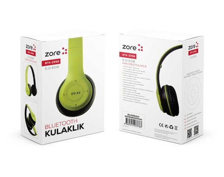 ​NVTH BTK-ZR56 Bluetooth Kulaklık-Yeşil