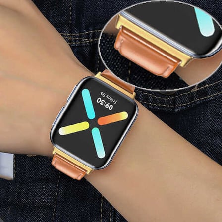 Oppo Watch 41mm 20mm Metal Kordon Dönüştürücü NRTK- Gold