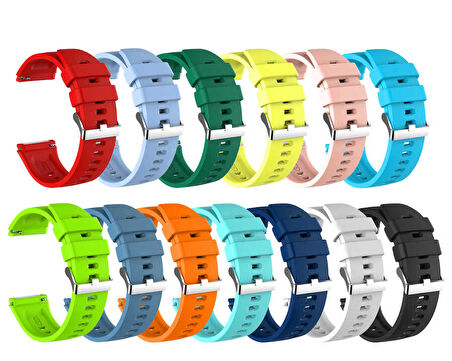 Huawei GT 2E KRD-26 Uyumlu Zore Kordon-Açık Yeşil