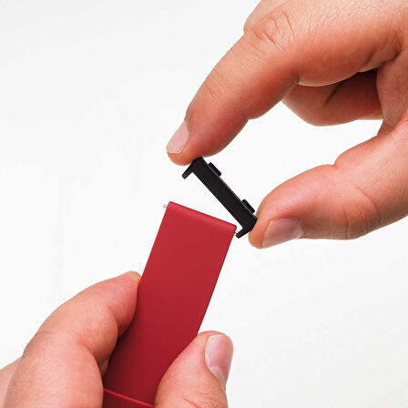 Oppo Watch 46mm 22mm Metal Kordon Dönüştürücü CLO- Siyah