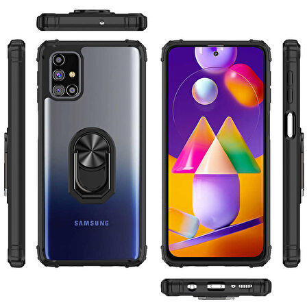 Galaxy M31S Uyumlu Zore Mola Kapak-Kırmızı